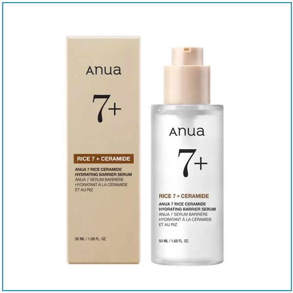 ANUA Rice 7 Ceramide Hydrating Barrier Serum 50ml - www.Kskin.ie