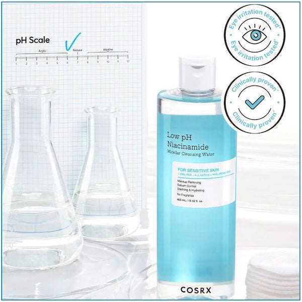 COSRX Low pH Niacinamide Micellar Cleansing Water - www.Kskin.ie