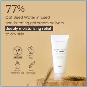 PURITO Oat-in Calming Gel Cream 100ml - www.Kskin.ie