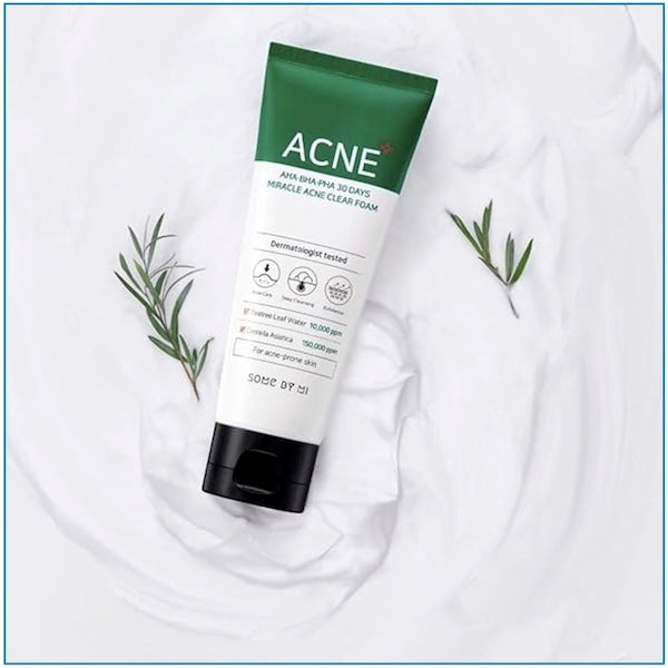 SOME BY MI AHA.BHA.PHA 30 Days Miracle Acne Clear Foam - www.Kskin.ie