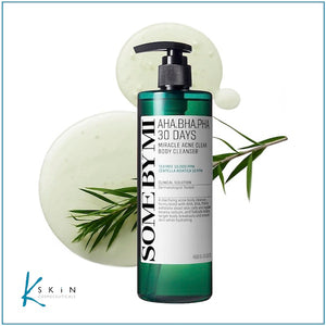 SOME BY MI AHA BHA PHA 30 Days Miracle Acne Clear Body Cleanser 400ml - www.Kskin.ie