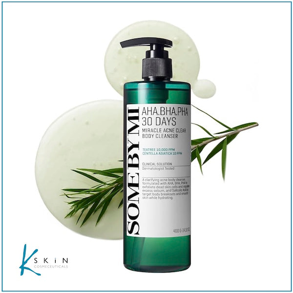 SOME BY MI AHA BHA PHA 30 Days Miracle Acne Clear Body Cleanser 400ml - www.Kskin.ie