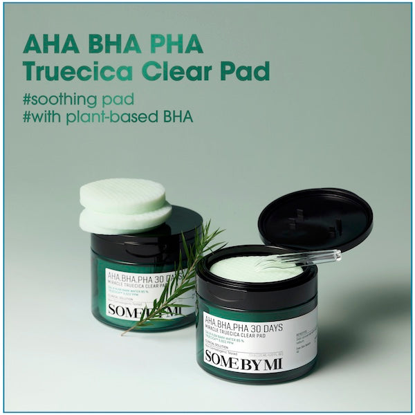 SOME BY MI AHA BHA PHA 30 Days Miracle Truecica Clear Pad (70ea) - www.Kskin.ie