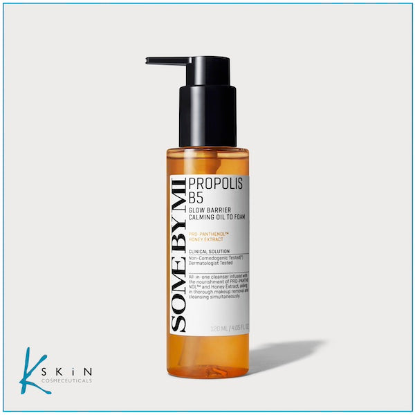 SOME BY MI Propolis B5 Glow Barrier Calming Oil To Foam Cleanser - www.Kskin.ie