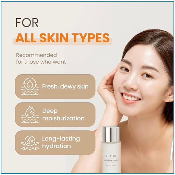 TIRTIR Milk Skin Toner 150ml - www.Kskin.ie