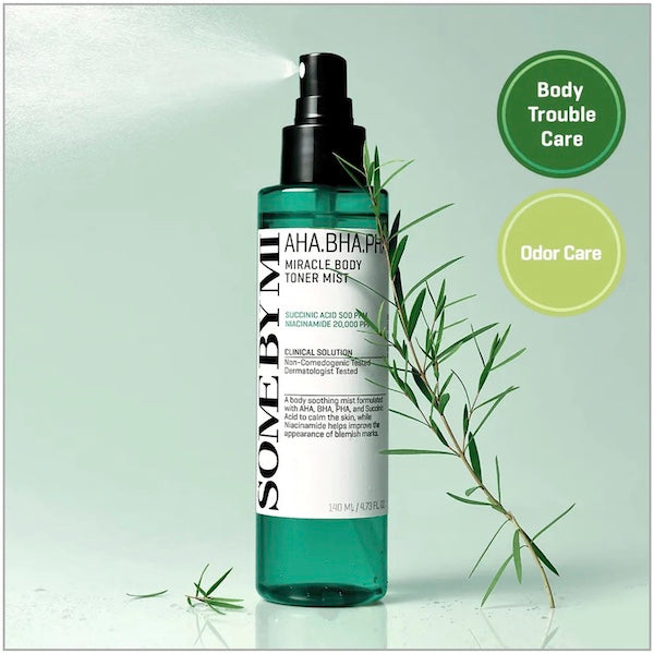SOME BY MI AHA, BHA, PHA Miracle Body Toner Mist - www.Kskin.ie  