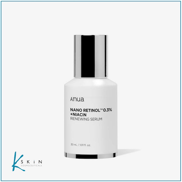 Anua Nano Retinol 0.3% + Niacin Renewing Serum 30ml - www.Kskin.ie  