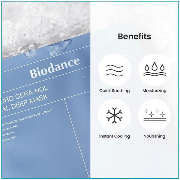Biodance Hydro Cera-Nol Real Deep Mask (4 Pack) - www.Kskin.ie  