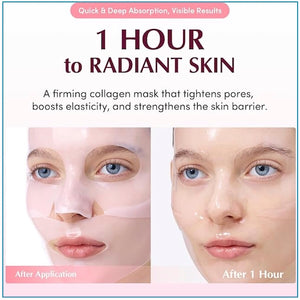 EQQUALBERRY Collagen Pore-tight up Hydrogel Mask (4 Pack)
