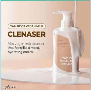 Isntree Yam Root Vegan Milk Cleanser