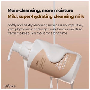 Isntree Yam Root Vegan Milk Cleanser