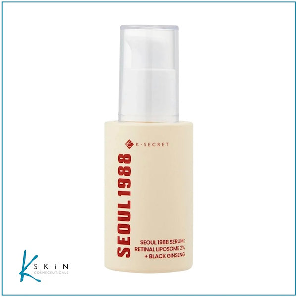 KSECRET - SEOUL 1988 Serum : Retinal Liposome 2% + Black Ginseng - www.Kskin.ie  