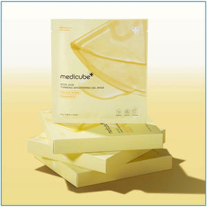 MEDICUBE Kojic Acid Turmeric Brightening Gel Mask (4 Pack)