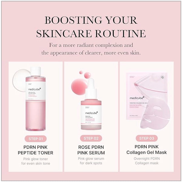 MEDICUBE PDRN Pink Cica Soothing Toner - www.Kskin.ie  