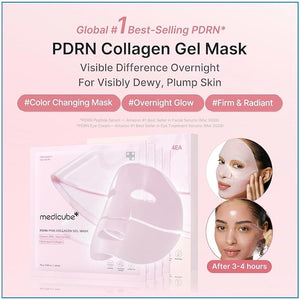 MEDICUBE PDRN Pink Collagen Gel Mask (4 Pack)