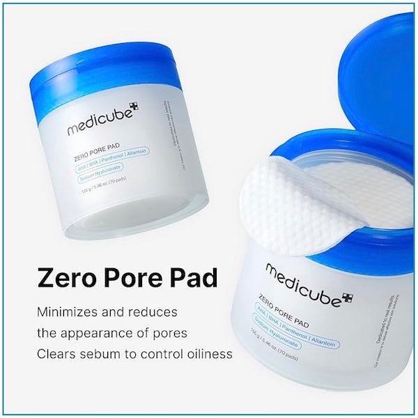 MEDICUBE Zero Pore Pad 2.0 (70ea) - www.Kskin.ie  