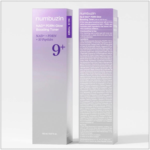 Numbuzin - No.9 NAD+ PDRN Glow Boosting Toner