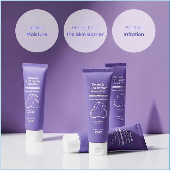 Purito Dermide Cica Barrier Sleeping Pack - www.Kskin.ie  