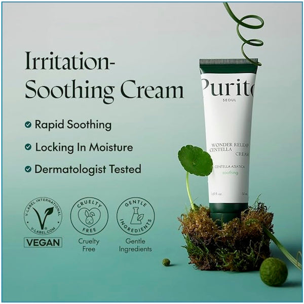 Purito Wonder Releaf Centella Cream. - www.Kskin.ie  