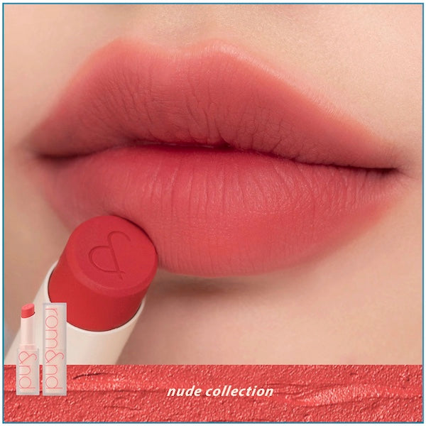 Rom&nd Zero Matte Lipstick - #08 Adorable: Gorgeous Coral - www.Kskin.ie  