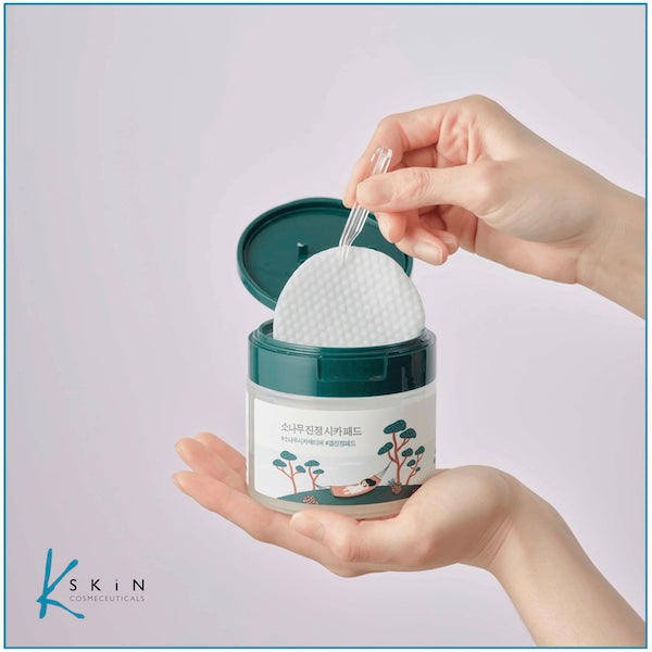 Round Lab Pine Calming Cica Pad (50 Sheets) - www.Kskin.ie  