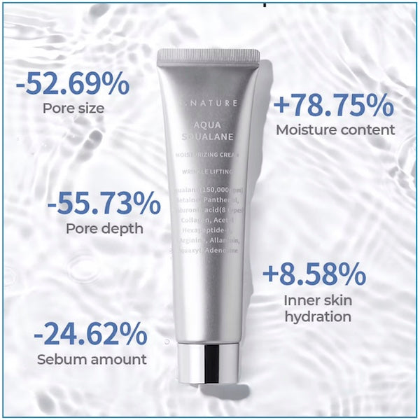 S.NATURE Aqua Squalane Moisturizing Cream (80ml) - www.Kskin.ie  