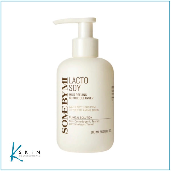 SOME BY MI Lactosoy Mild Bubble Peeling Cleanser 180ml - www.Kskin.ie  