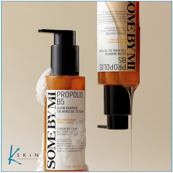 SOME BY MI Propolis B5 Glow Barrier Calming Oil To Foam Cleanser - www.Kskin.ie  