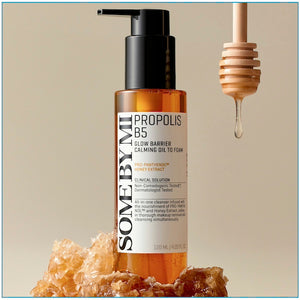 SOME BY MI Propolis B5 Glow Barrier Calming Oil To Foam Cleanser