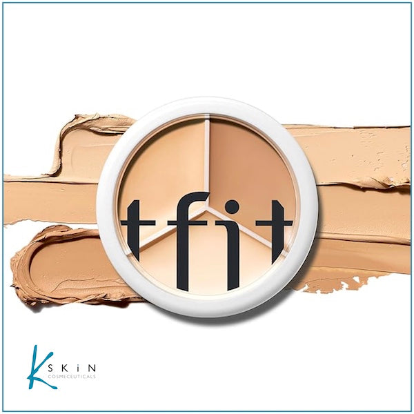 TFIT Cover Up Pro Concealer Triple Palette - 01 Neutral - www.Kskin.ie  