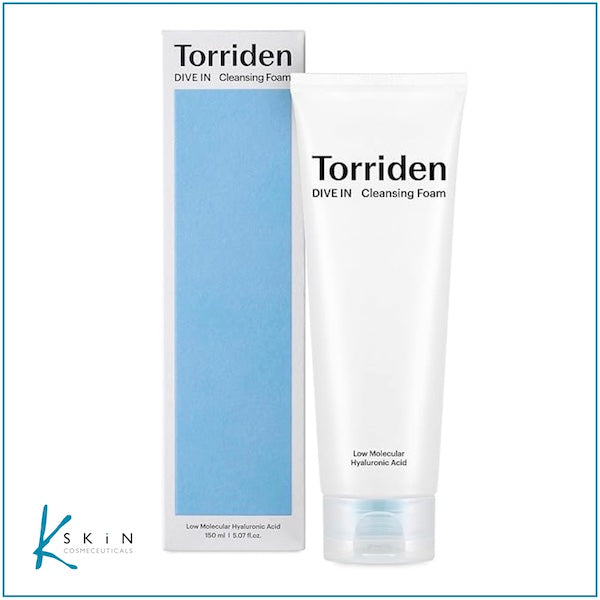 Torriden DIVE-IN Low Molecular Hyaluronic Acid Cleansing Foam 150ml - www.Kskin.ie  