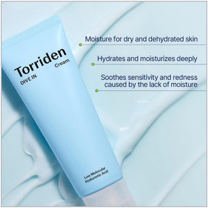 Torriden Dive In Low Molecular Hyaluronic Acid Cream 80ml - www.Kskin.ie  