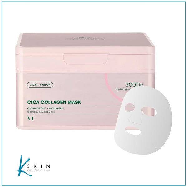 VT Cosmetics Cica Collagen Mask (Box 30) - www.Kskin.ie  