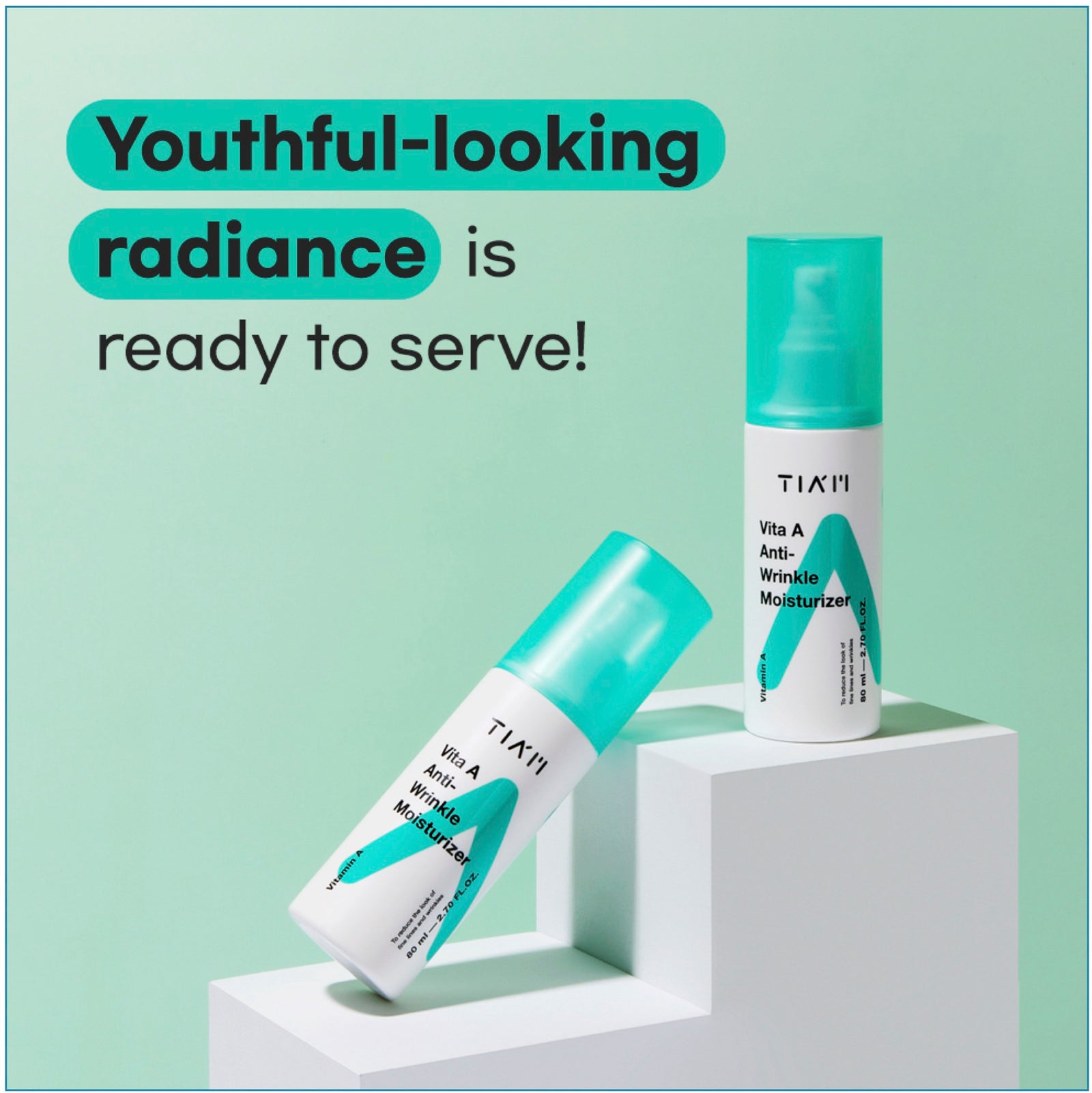 TIA'M Vita A Anti-Wrinkle Moisturiser 80ml - www.Kskin.ie  